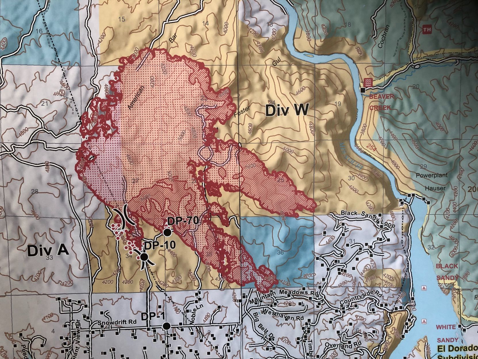 Infrared map